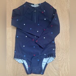 Old Navy Kids' Navy Star Rash Guard 12-18 months